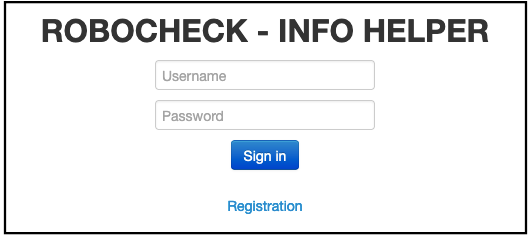 Login to Robocheck Account