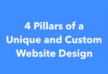 4 Pillars of a Unique and Custom Website Design 4 Pillars of a Unique and Custom Website Design