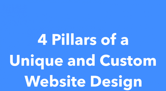 4 Pillars of a Unique and Custom Website Design 4 Pillars of a Unique and Custom Website Design