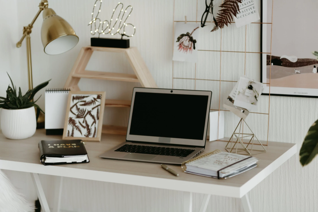 Make sure to enough space to work comfortably while designing the home office