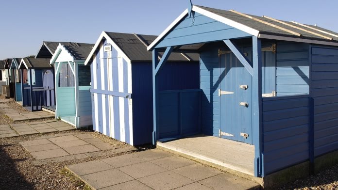 Blue Beach Huts